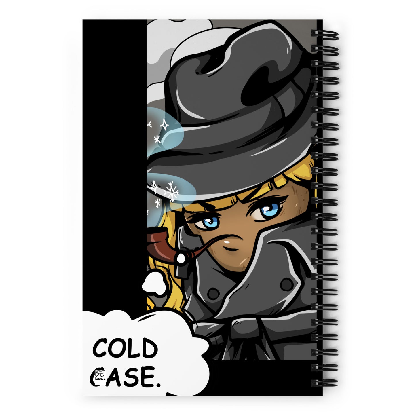 Mrs. Freeze 'Detective Potato' Spiral notebook