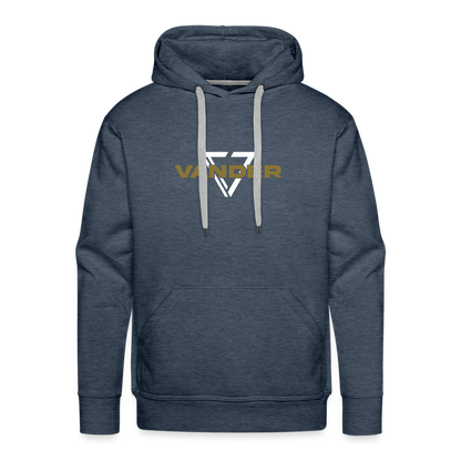 Vander  Men’s Premium Hoodie - heather denim