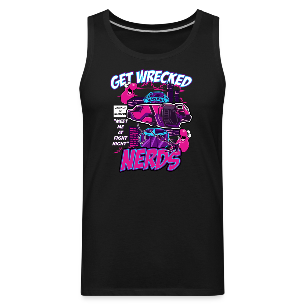 Vander ‘Get Wrecked Nerds’ Graphic Premium Tank - black