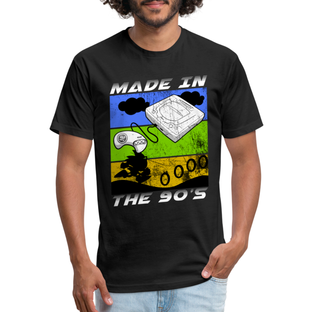 GU 'Made in the 90's' Fitted T-Shirt - White - black