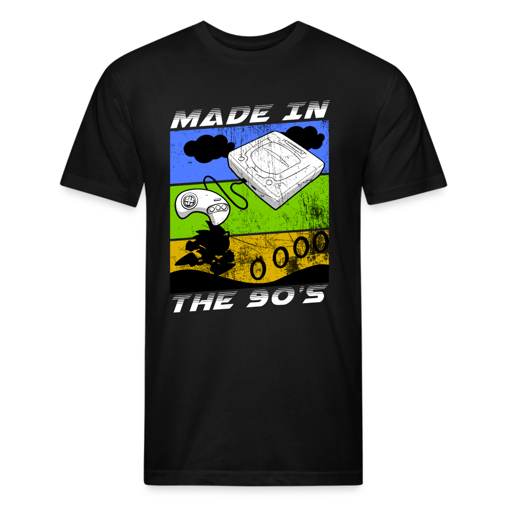 GU 'Made in the 90's' Fitted T-Shirt - White - black