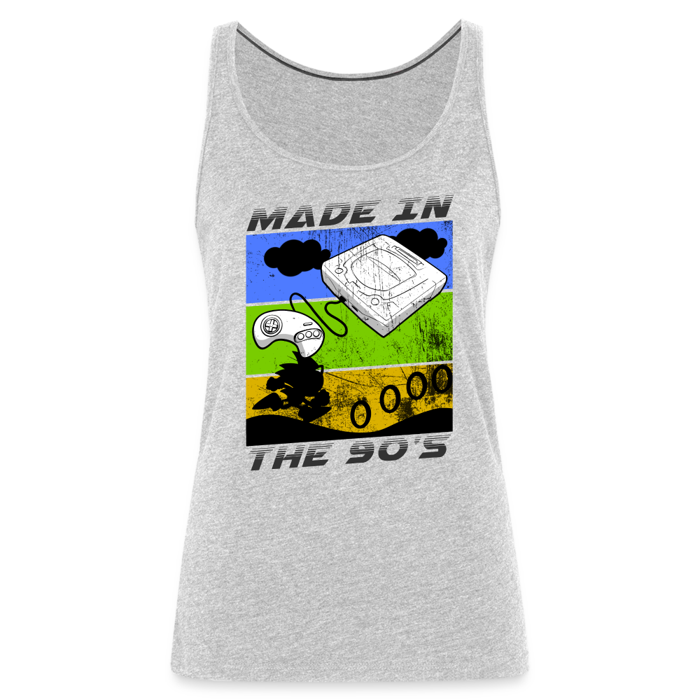 GU 'Made in the 90's' Women’s Premium Tank Top - heather gray