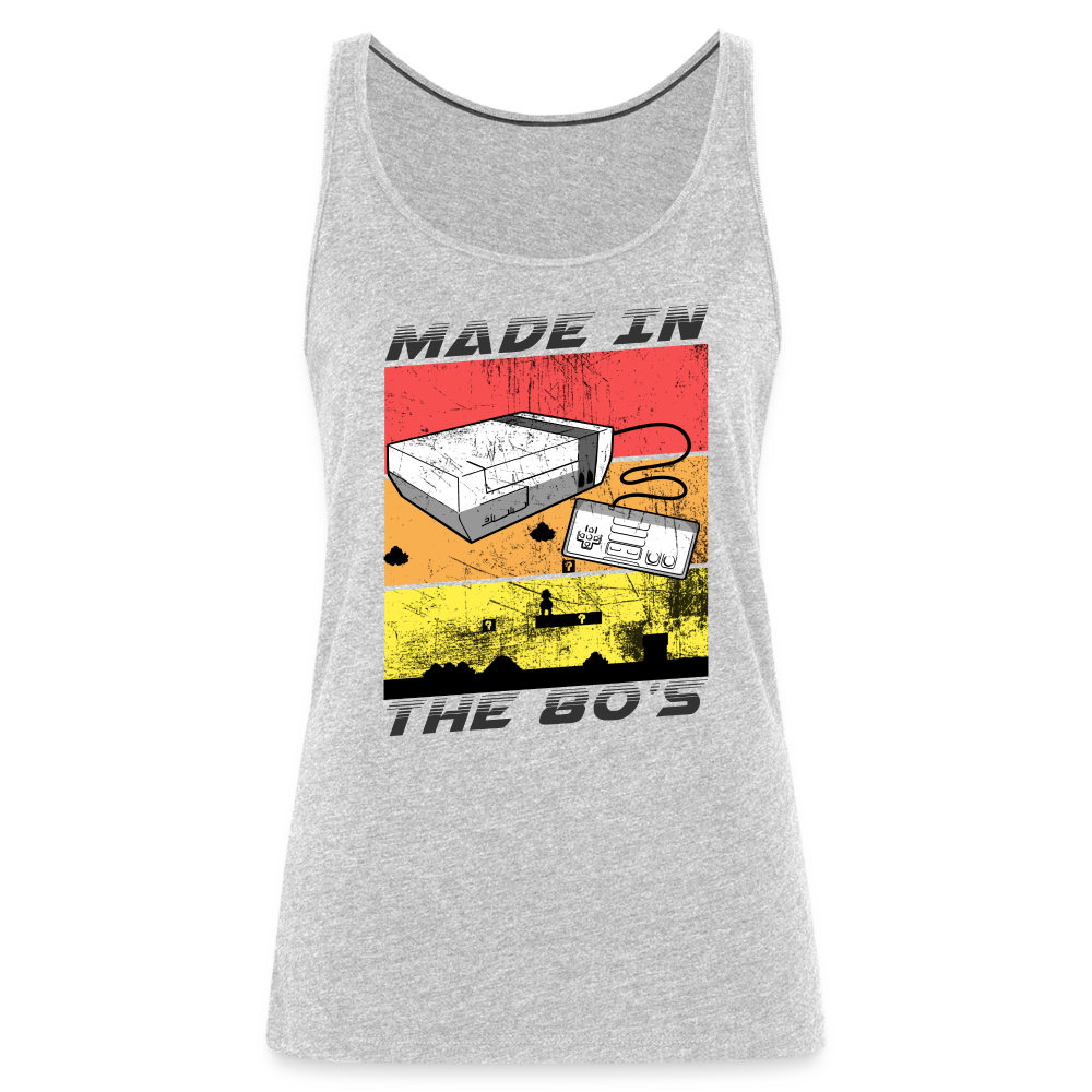 GU 'Made in the 80's' Women’s Premium Tank Top - heather gray