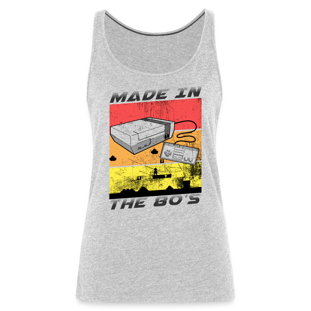 GU 'Made in the 80's' Women’s Premium Tank Top - heather gray