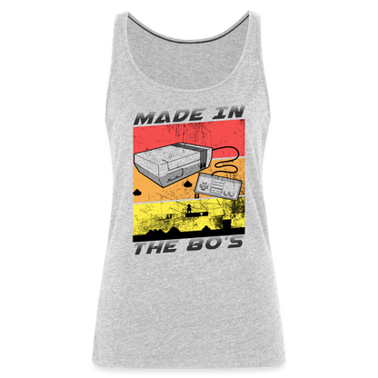 GU 'Made in the 80's' Women’s Premium Tank Top - heather gray