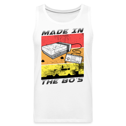 GU 'Made in the 80's' Men’s Premium Tank - white