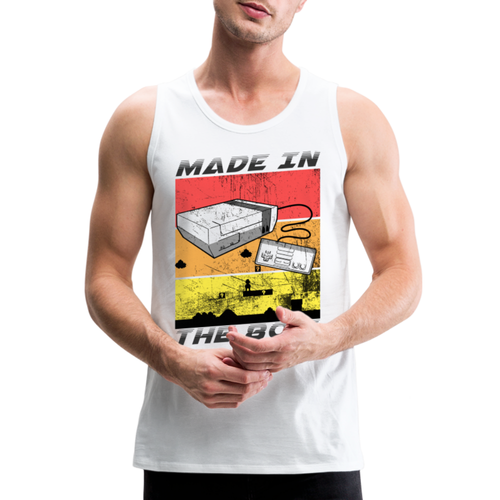 GU 'Made in the 80's' Men’s Premium Tank - white