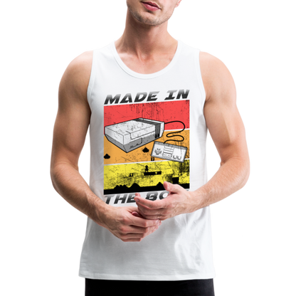 GU 'Made in the 80's' Men’s Premium Tank - white