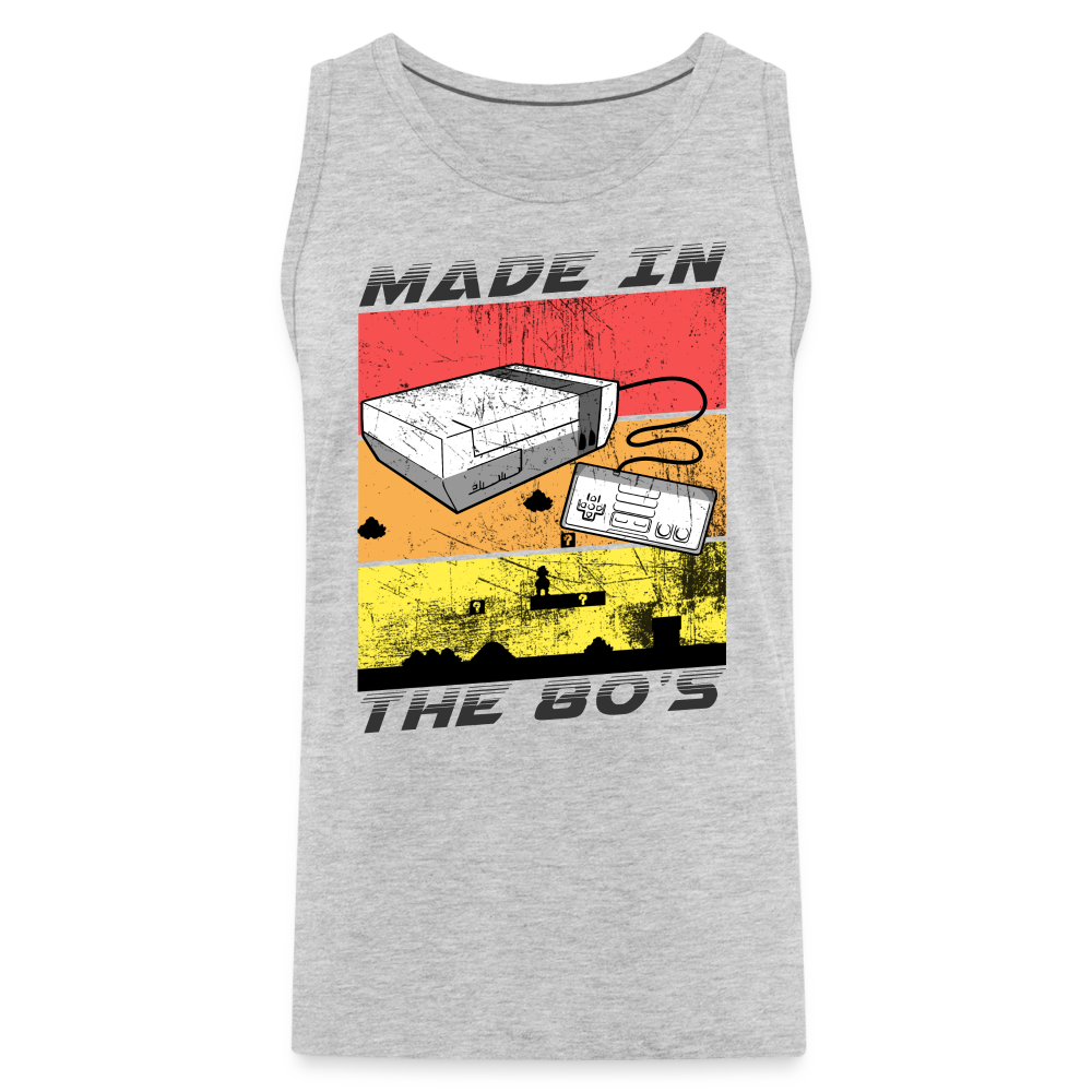 GU 'Made in the 80's' Men’s Premium Tank - heather gray