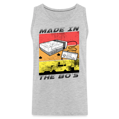 GU 'Made in the 80's' Men’s Premium Tank - heather gray