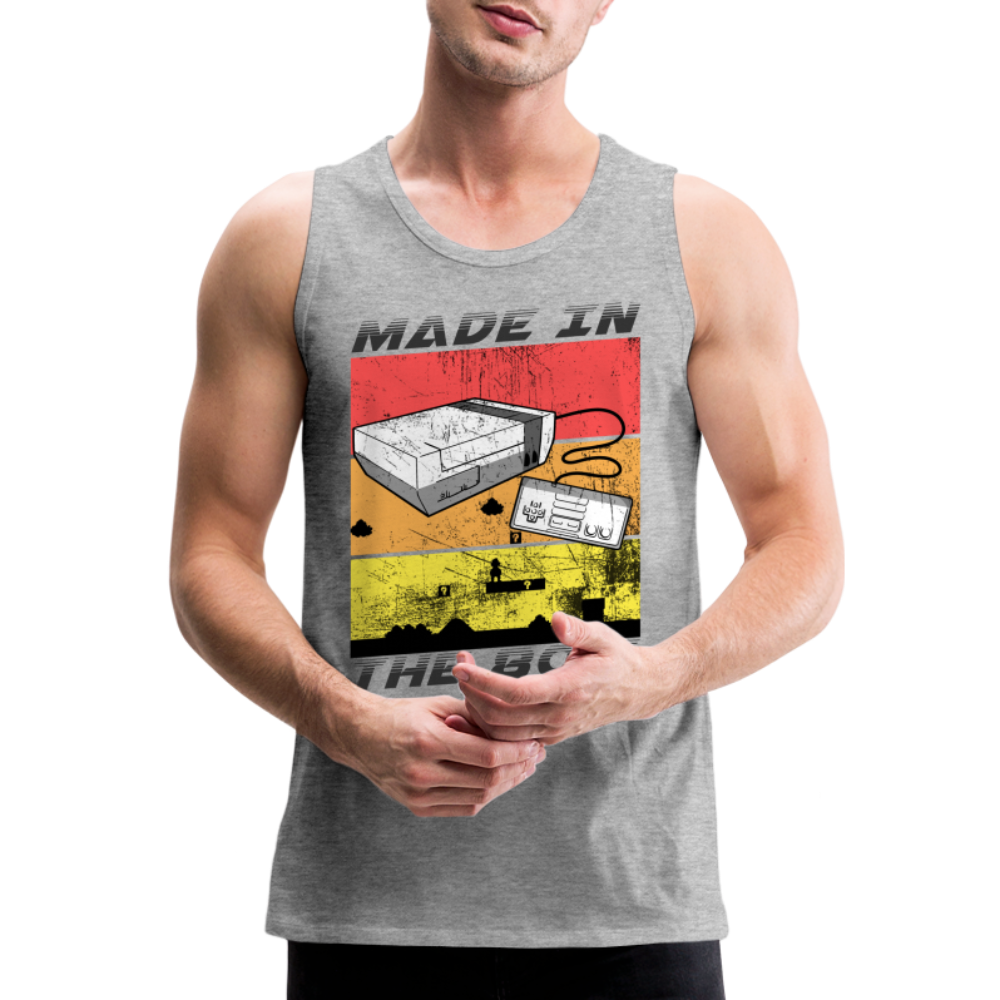 GU 'Made in the 80's' Men’s Premium Tank - heather gray