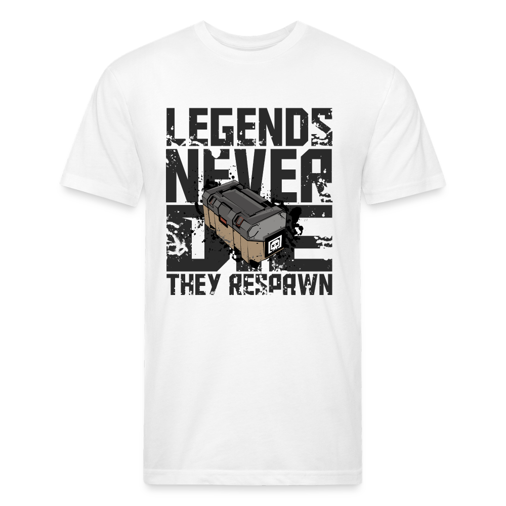 GU 'Legends Never Die' Fitted T-Shirt - white