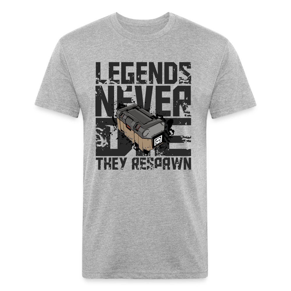 GU 'Legends Never Die' Fitted T-Shirt - heather gray