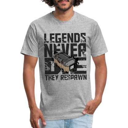 GU 'Legends Never Die' Fitted T-Shirt - heather gray