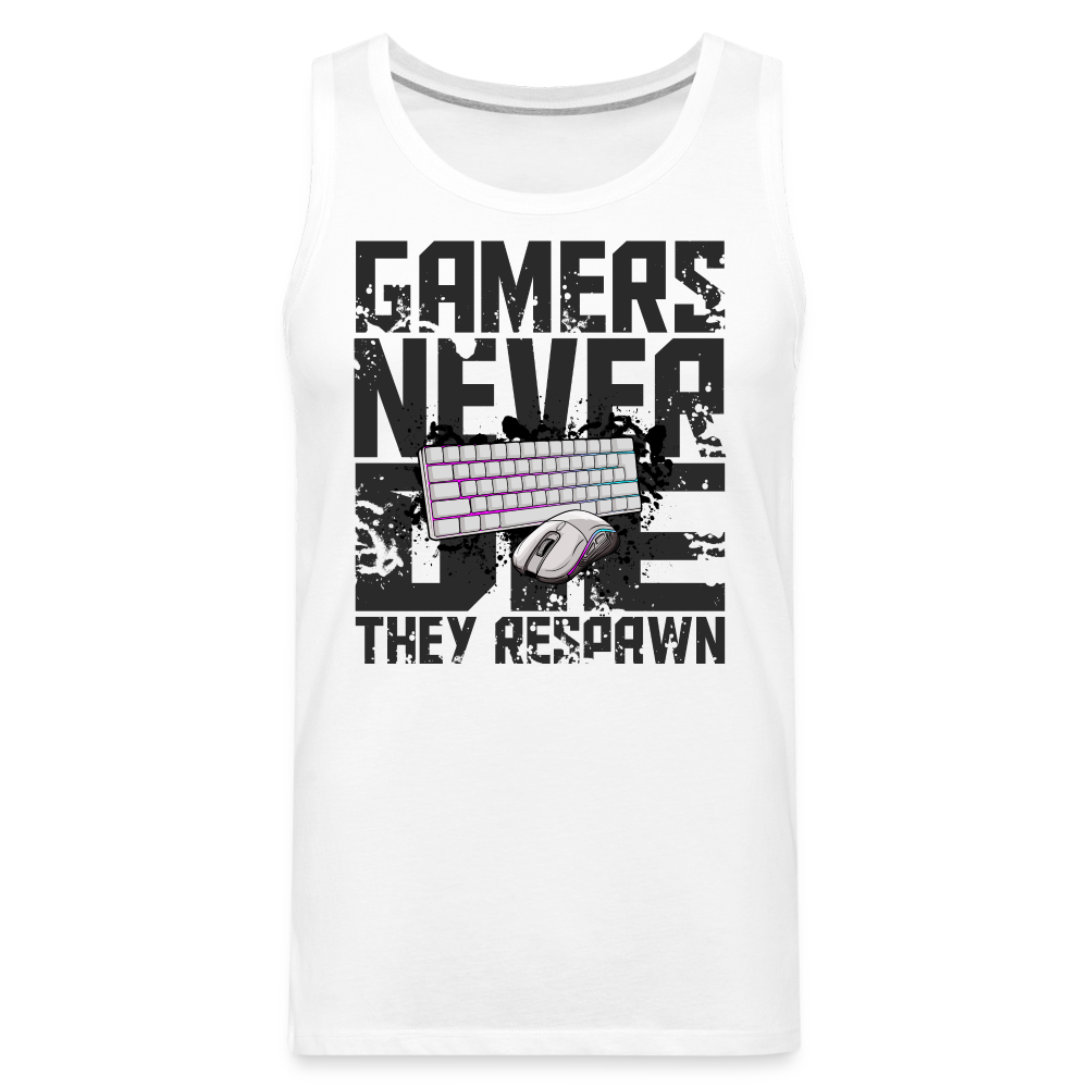 Men's Gamers Never Die Tank Top - Next Gen