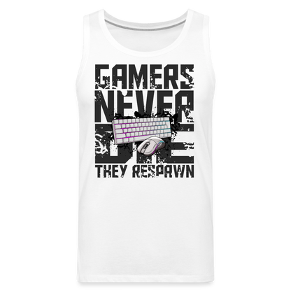 Men's Gamers Never Die Tank Top - Next Gen