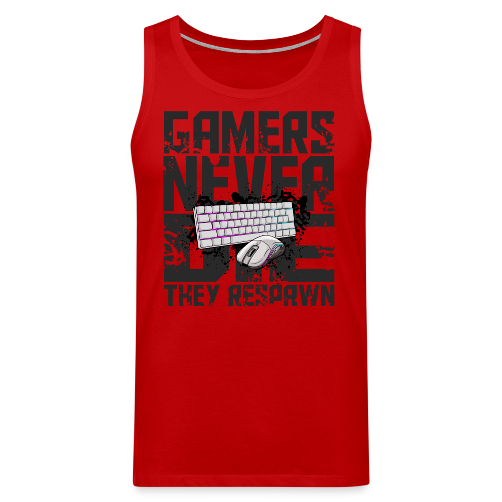 Men's Gamers Never Die Tank Top - Next Gen