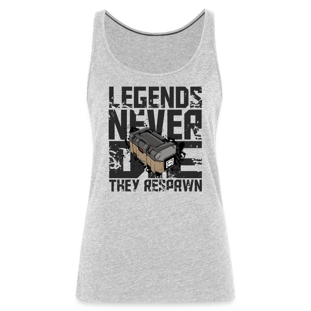 GU 'Legends Never Die' Women’s Premium Tank Top - heather gray