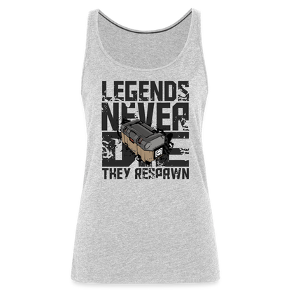 GU 'Legends Never Die' Women’s Premium Tank Top - heather gray