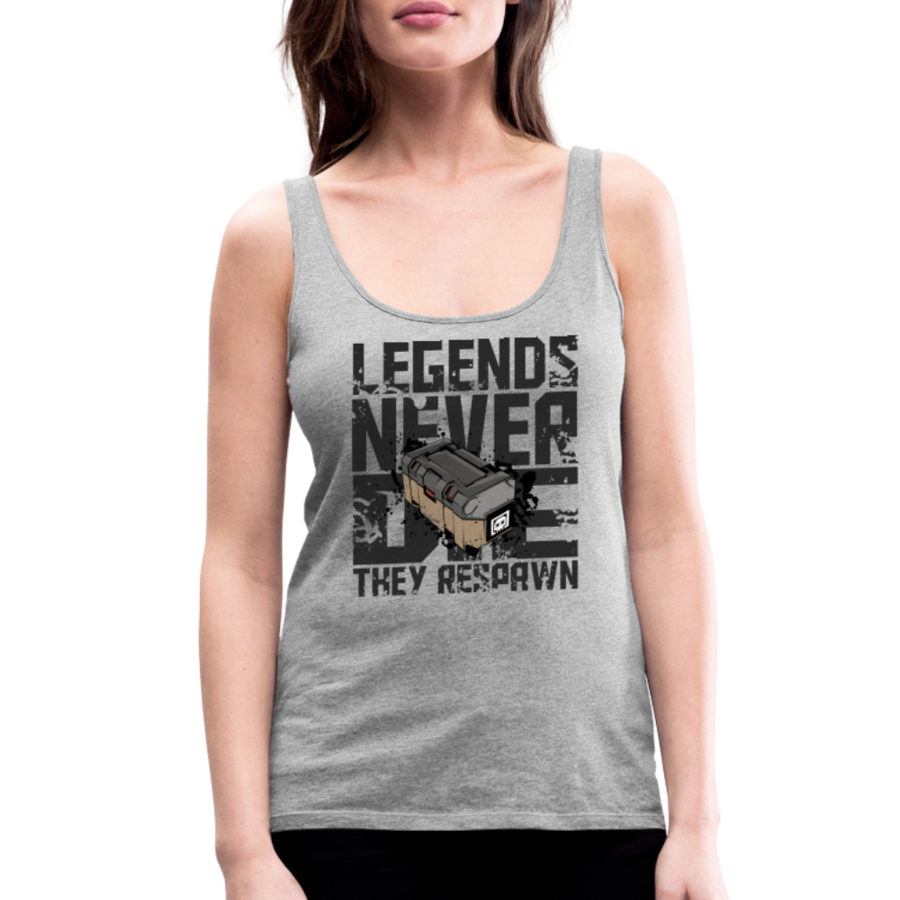 GU 'Legends Never Die' Women’s Premium Tank Top - heather gray