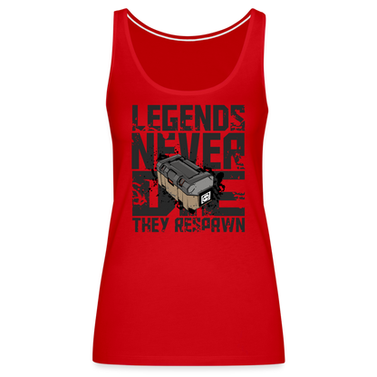 GU 'Legends Never Die' Women’s Premium Tank Top - red