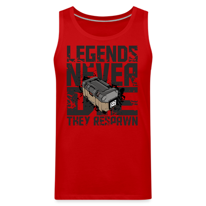 GU 'Legends Never Die' Men’s Premium Tank - red