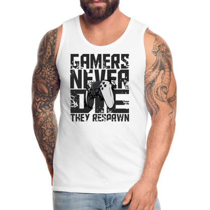 Men's Gamers Never Die Tank Top - Next Gen