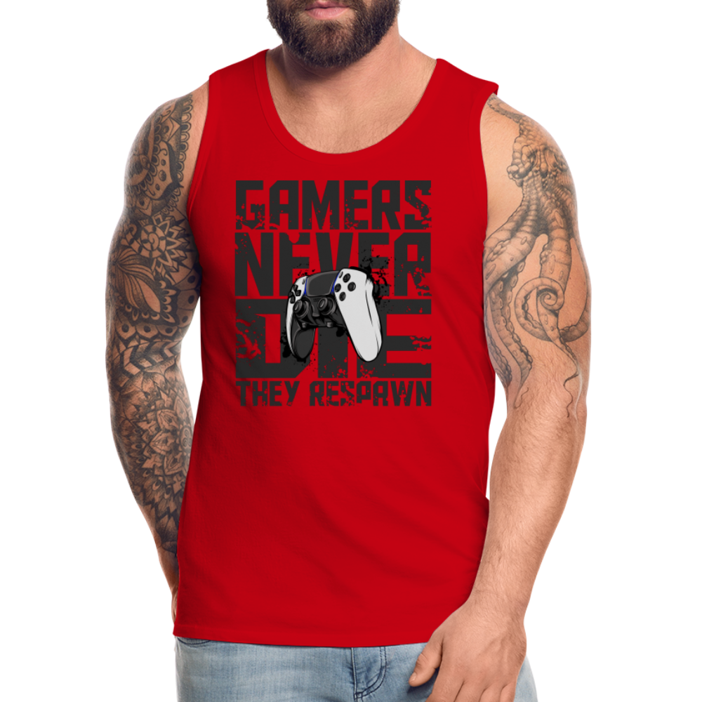 Men's Gamers Never Die Tank Top - Next Gen