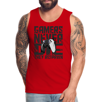 Men's Gamers Never Die Tank Top - Next Gen