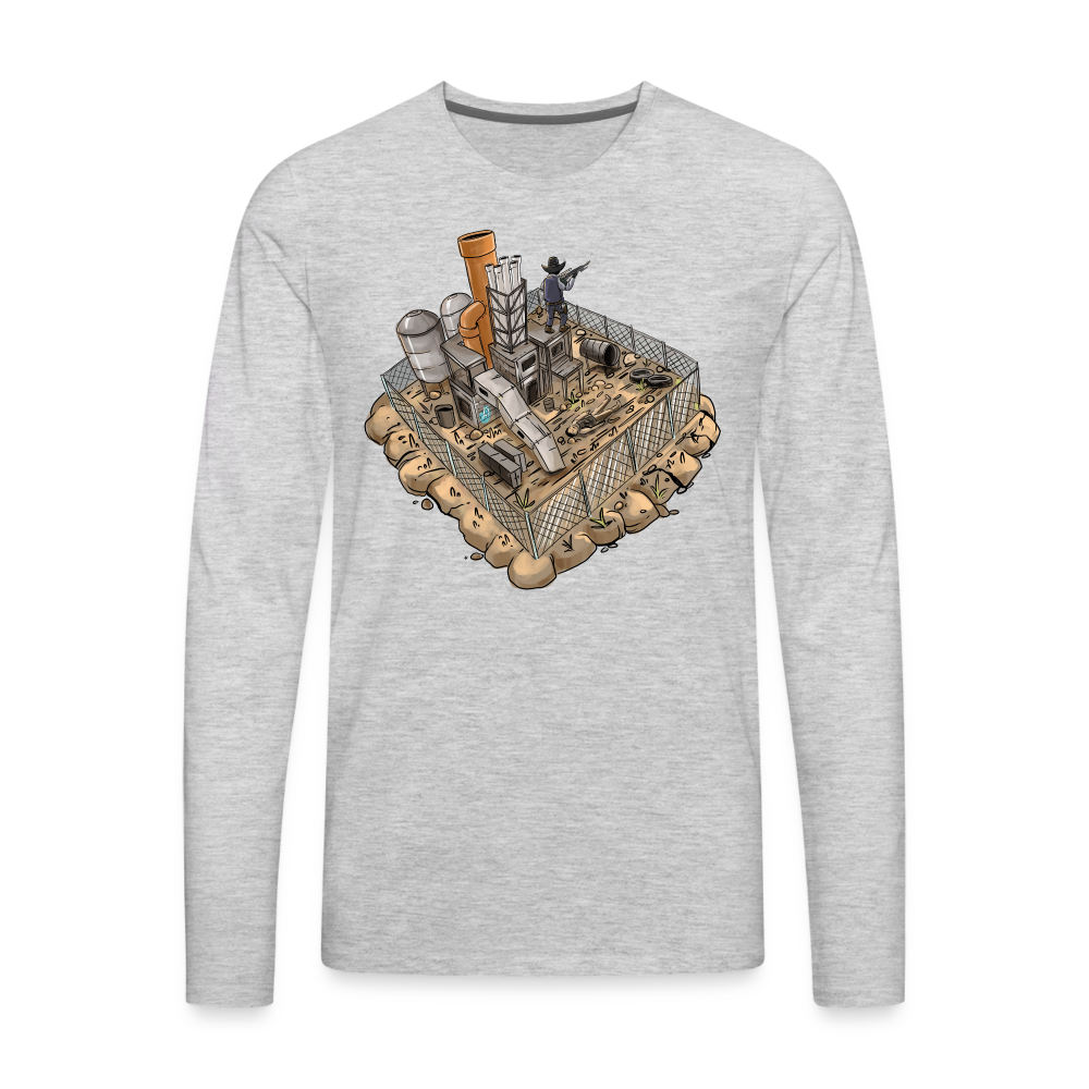 PhillyBirdGang Gaming Men's Premium Long Sleeve T-Shirt - heather gray