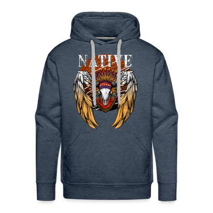 Native Premium Hoodie - heather denim