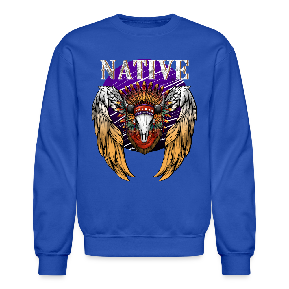 Native Crewneck Sweatshirt - royal blue