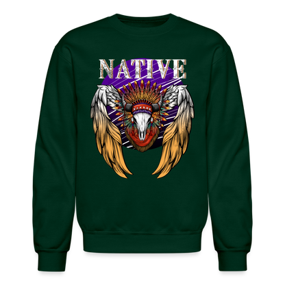 Native Crewneck Sweatshirt - forest green