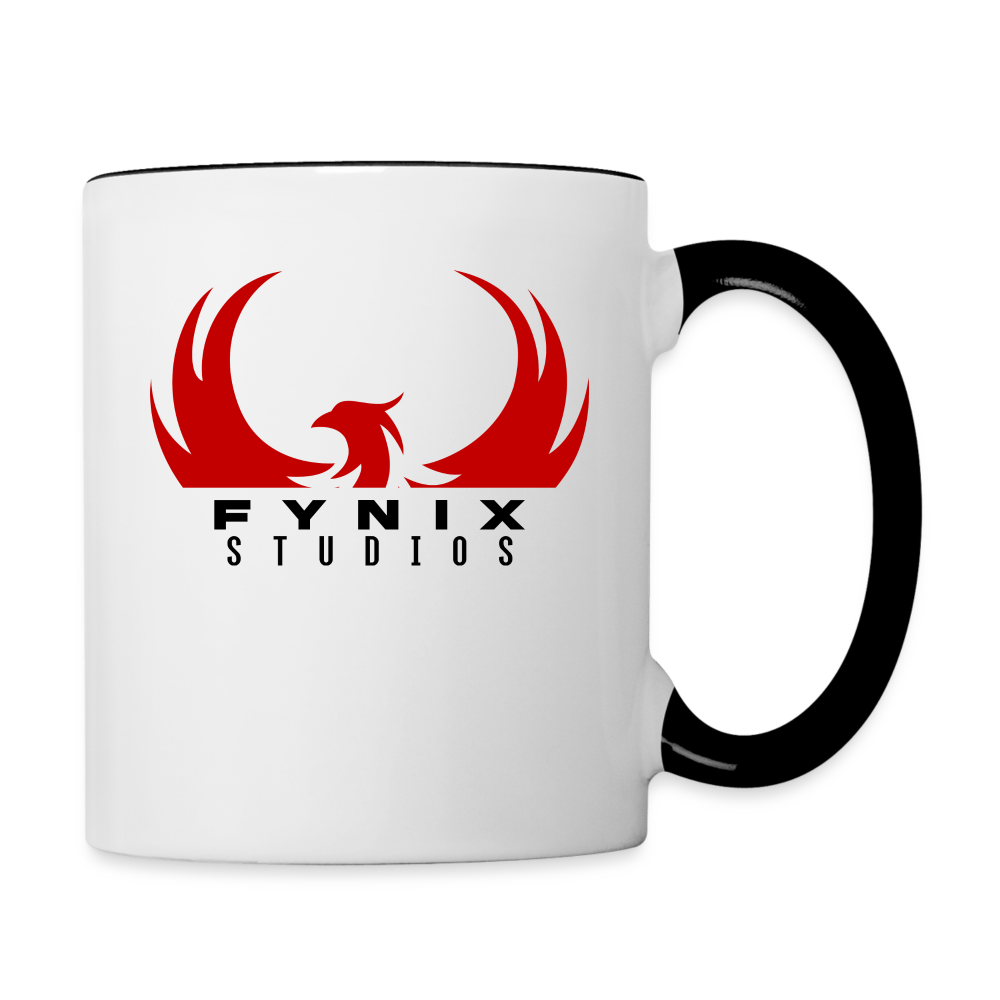 Fynix Studios Contrast Coffee Mug - white/black