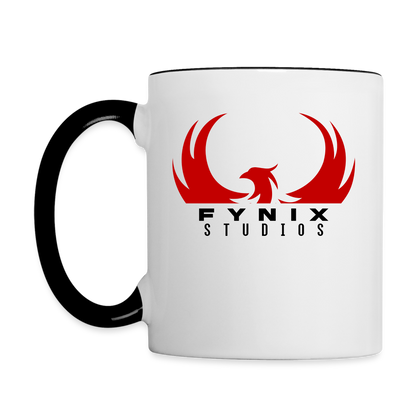 Fynix Studios Contrast Coffee Mug - white/black