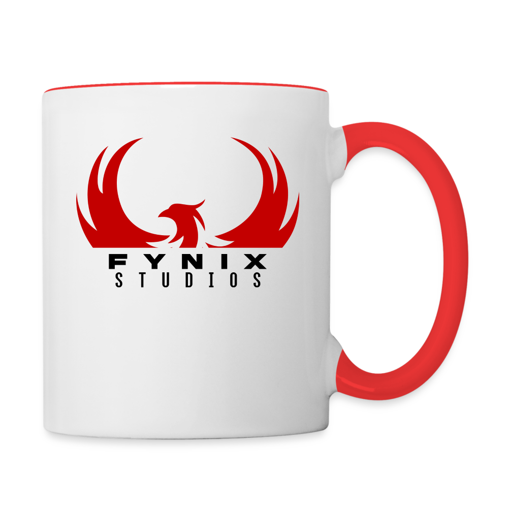 Fynix Studios Contrast Coffee Mug - white/red