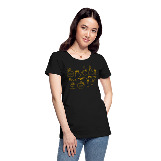 GU 'Potion'  Women’s Premium Organic T-Shirt - black