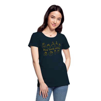 GU 'Potion'  Women’s Premium Organic T-Shirt - deep navy