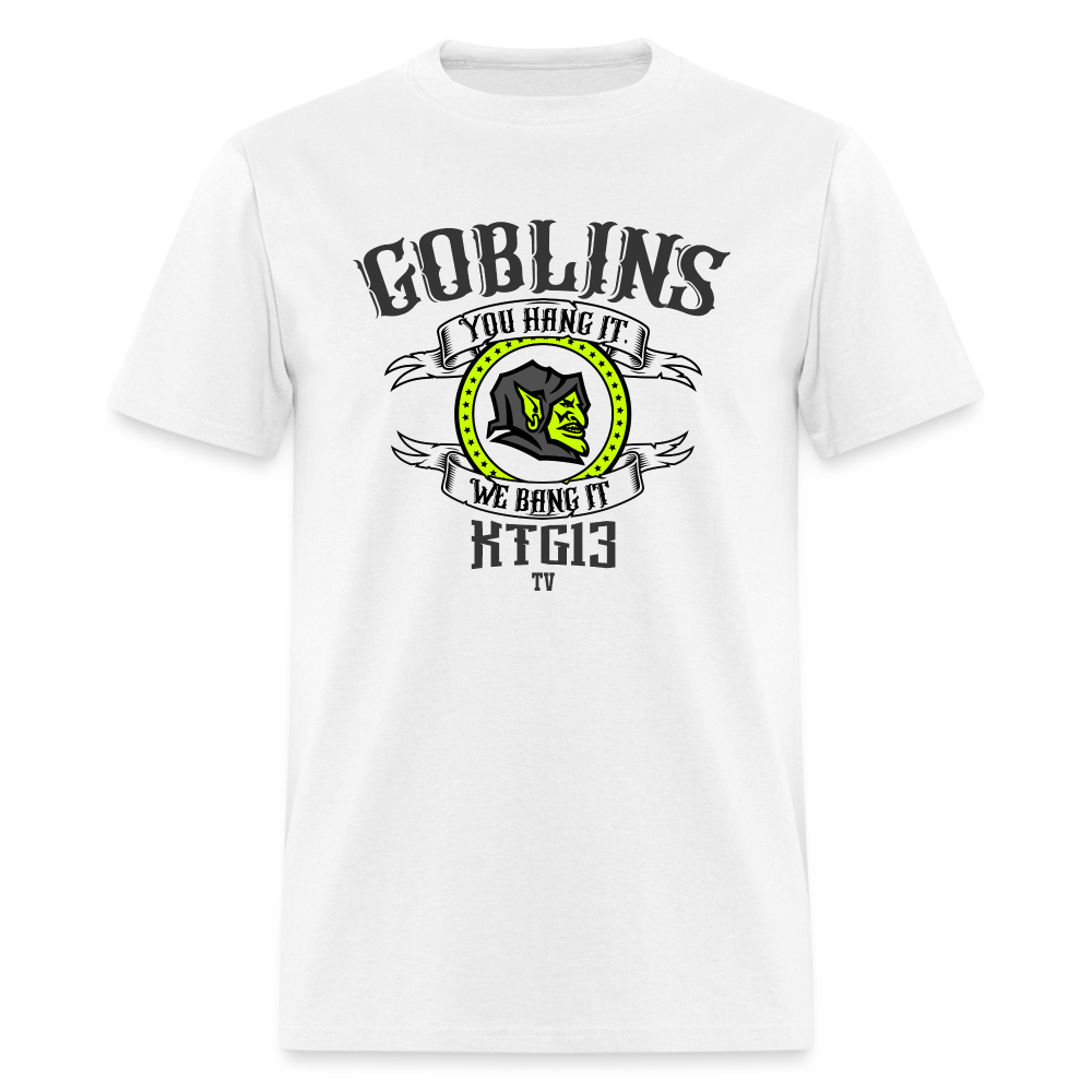 Adult KTG13 TV Green Goblins 'You Hang It, We Bang It' T-Shirt