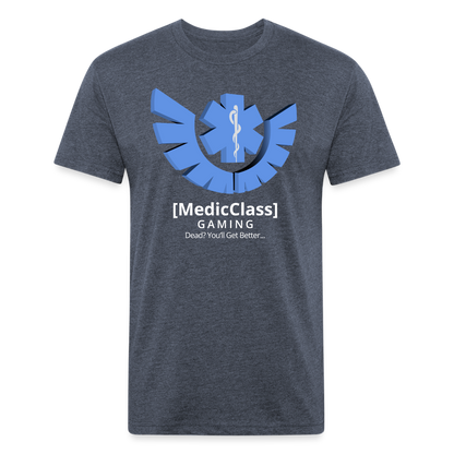 MedicClass Gaming Fitted T-Shirt - heather navy