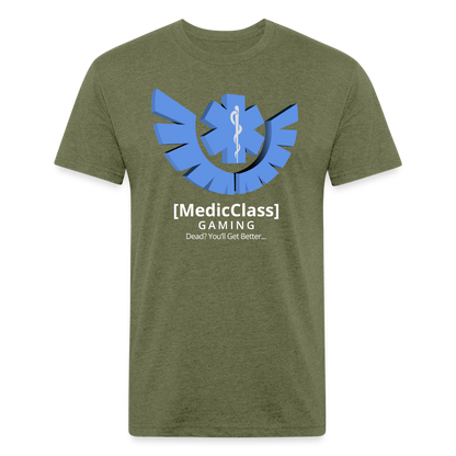 MedicClass Gaming Fitted T-Shirt - heather military green