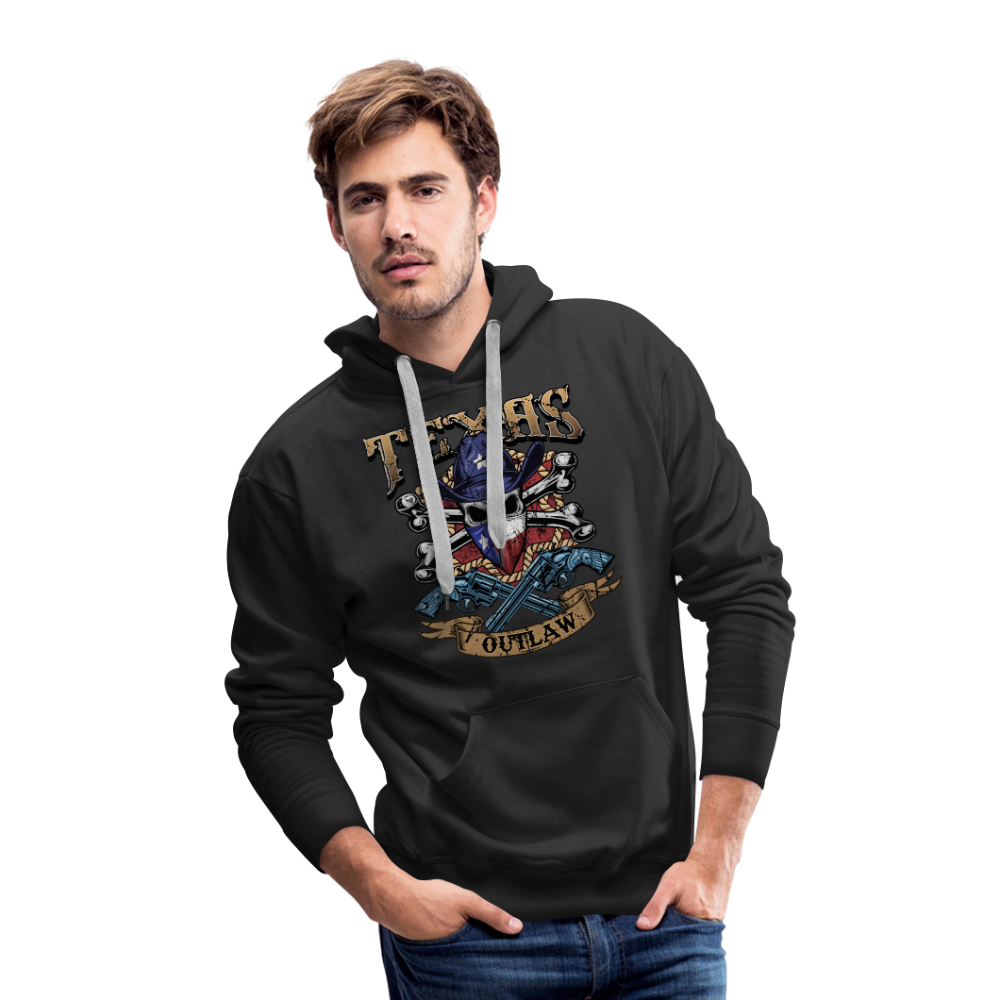 Texas Outlaw Men’s Premium Hoodie - black