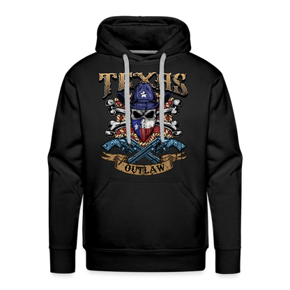 Texas Outlaw Men’s Premium Hoodie - black