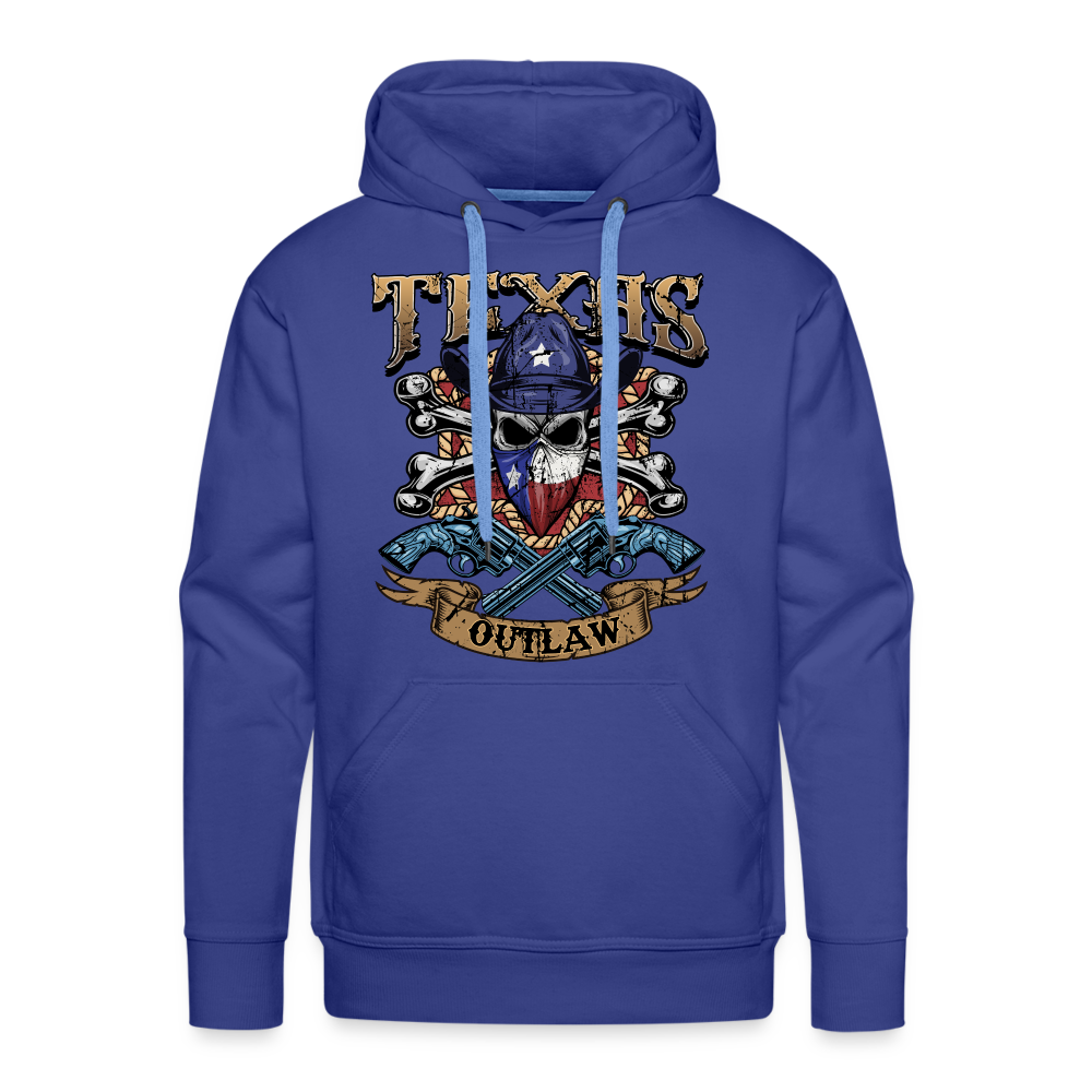 Texas Outlaw Men’s Premium Hoodie - royal blue