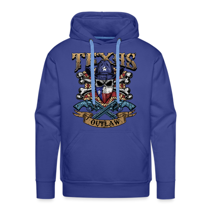 Texas Outlaw Men’s Premium Hoodie - royal blue