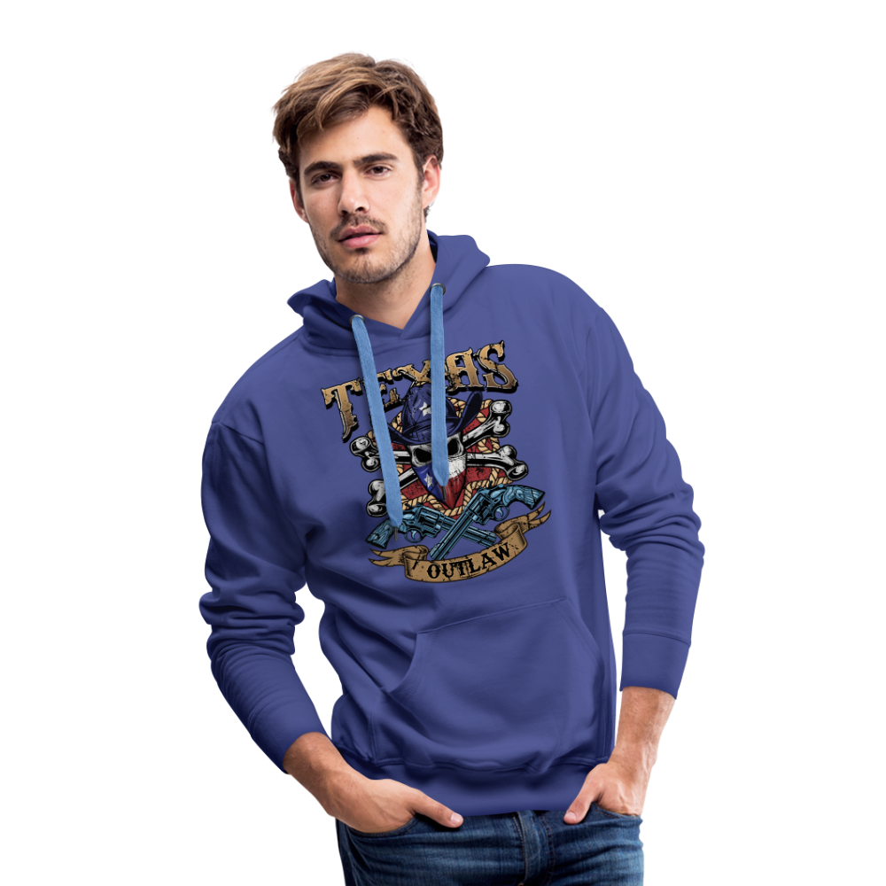 Texas Outlaw Men’s Premium Hoodie - royal blue