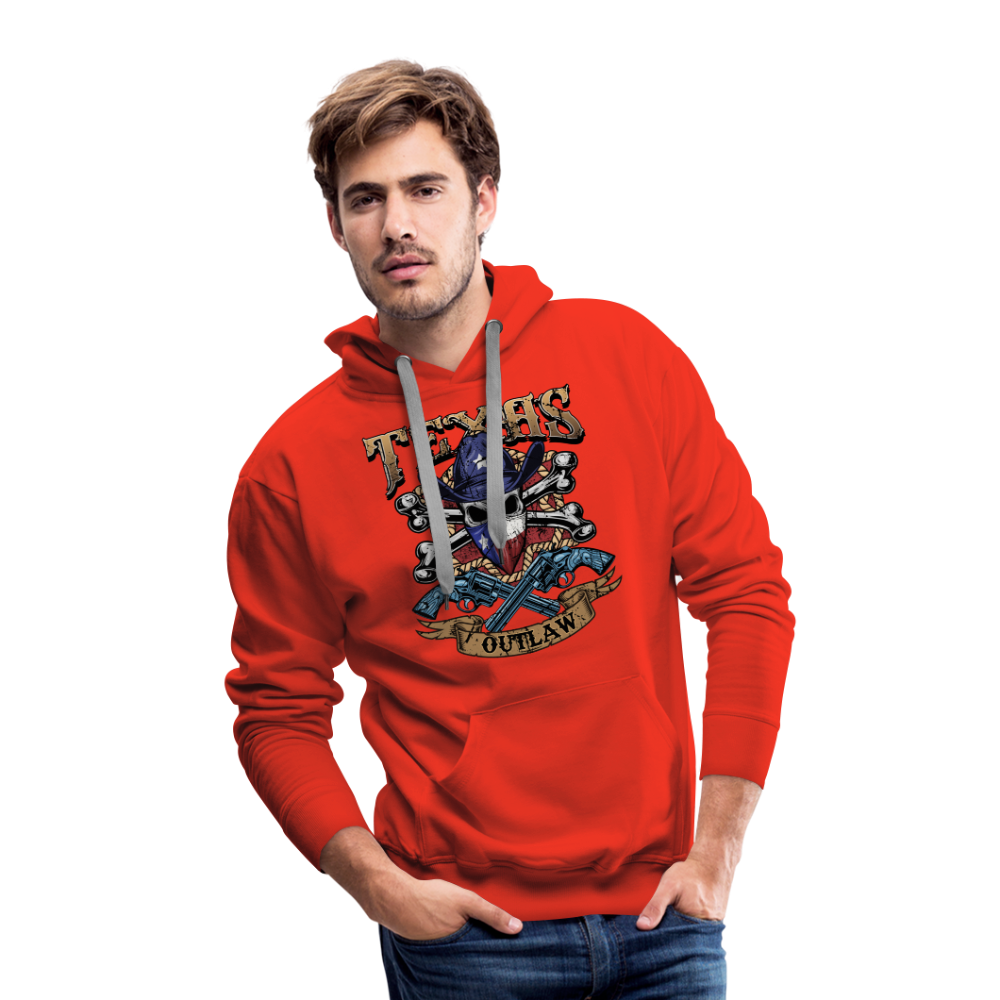 Texas Outlaw Men’s Premium Hoodie - red