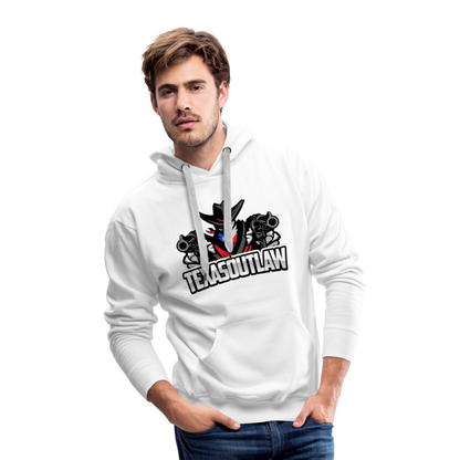 Texas Outlaw Men’s Premium Hoodie - white