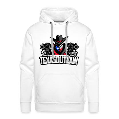 Texas Outlaw Men’s Premium Hoodie - white