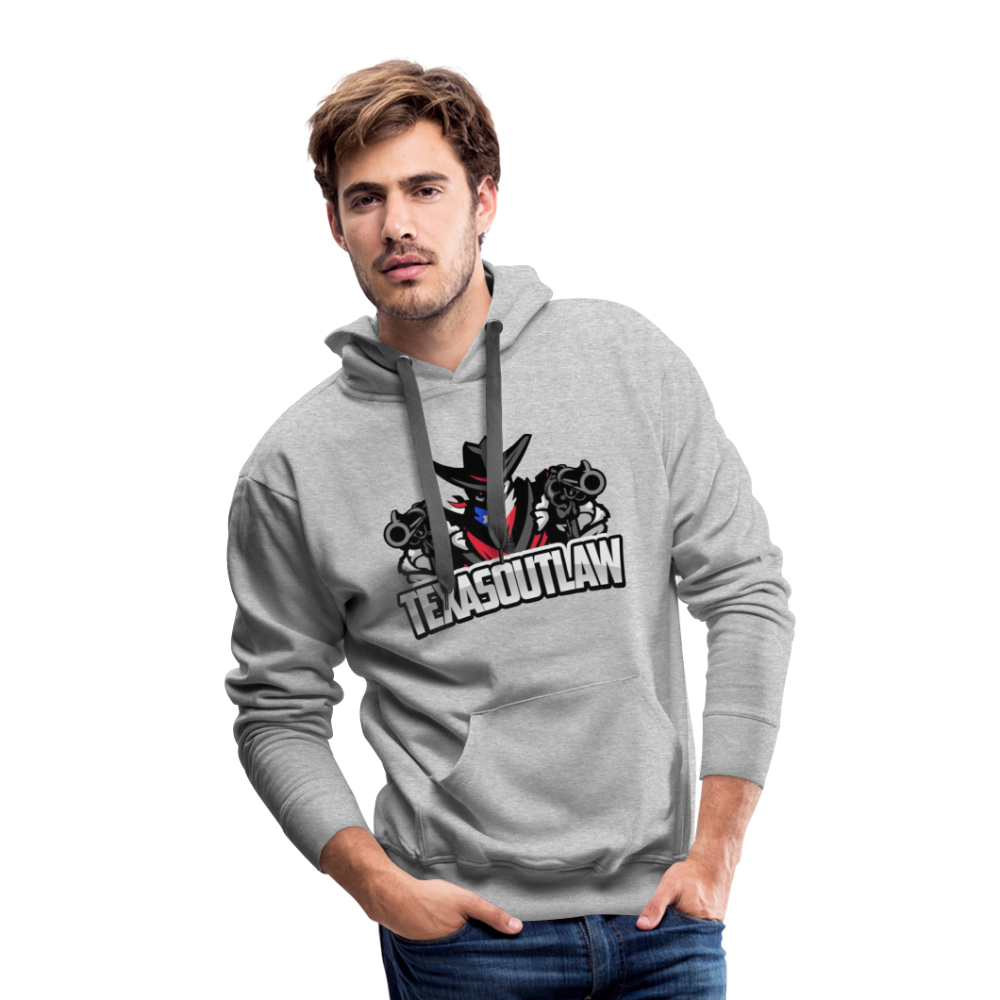 Texas Outlaw Men’s Premium Hoodie - heather grey